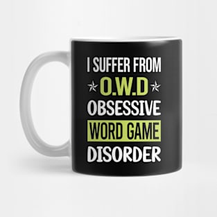 Obsessive Love Word Games Mug